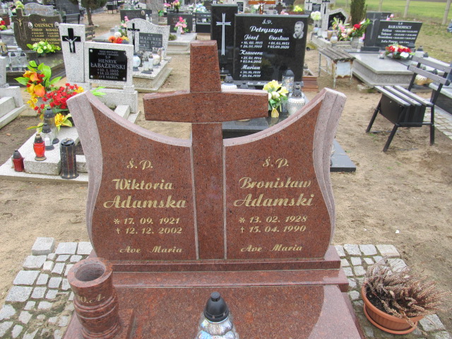 Wiktoria Adamska 1921 Głogów Gmina - Grobonet - Wyszukiwarka osób pochowanych