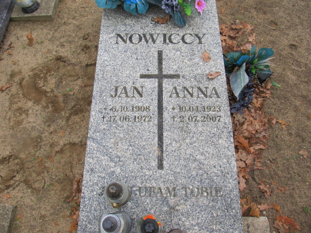 Jan Nowicki 1908 Głogów Gmina - Grobonet - Wyszukiwarka osób pochowanych