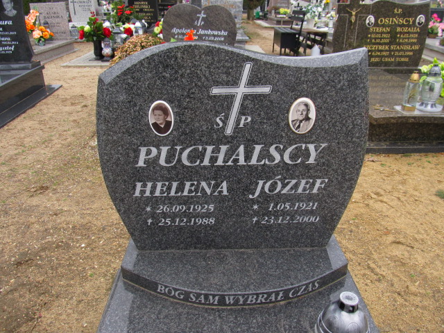 Józef Puchalski 1921 Głogów Gmina - Grobonet - Wyszukiwarka osób pochowanych