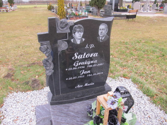 Jan Satora 1953 Głogów Gmina - Grobonet - Wyszukiwarka osób pochowanych