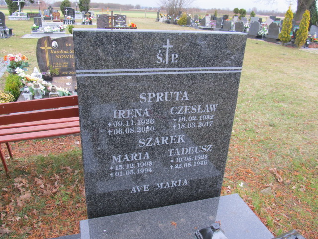 Maria Szarek 1903 Głogów Gmina - Grobonet - Wyszukiwarka osób pochowanych